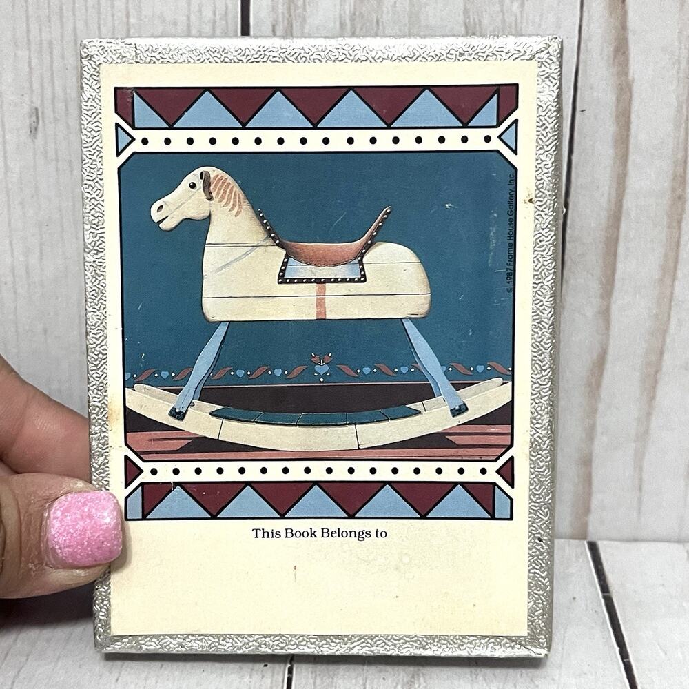 Vintage Antioch Bookplates Rocking Horse 25 Count Open Box